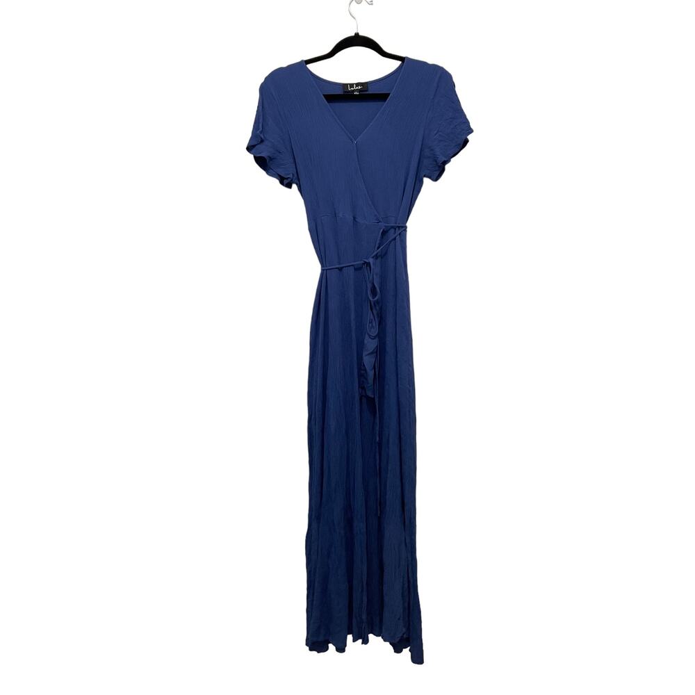 Lulus Blue Wrap Dress